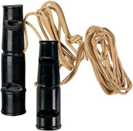 Trixie Büffelhornpfeife für Hunde aus Naturmaterial mit Doppelklang 6 cm - 6 cm – Bild 1 von 7