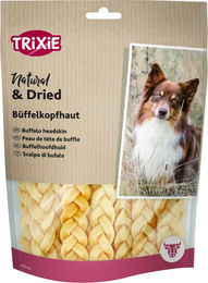 Produktbild von Trixie Büffelkopfhaut Naturkaukartikel für Hunde Monoprotein Sensitive 3 x 200 g - 3 x 200 g