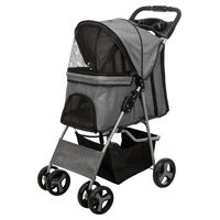 Produktbild von Trixie Buggy für Hunde und Katzen in Grau für kleine Rassen