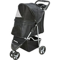 Produktbild von Trixie Buggy für Hunde und Katzen Schwarz aus Polyester für kleine Rassen - 1 Stk.