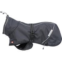 Produktbild von Trixie Calvi Hundemantel aus Polyester wasserdicht in Schwarz oder Grau Größe M - 1 Stk.