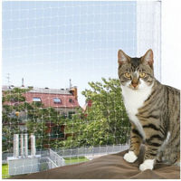 Produktbild von Trixie Cat Protect Katzennetz transparent 8 x 3 m aus Nylon als Balkon- und Fensternetz - 8 m