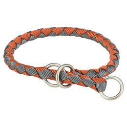 Produktbild von Trixie Cavo Erziehungshalsband für Hunde aus Nylon in Orange Grau Größe L-XL