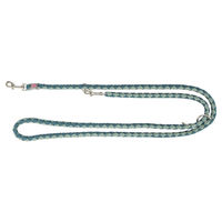 Produktbild von Trixie Cavo Hundeschleppleine aus Gurtband Petrol/Salbei Größe L-XL