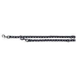 Trixie Cavo Reflect Hundeleine aus Nylon mit reflektierenden Elementen Schwarz Grau L-XL - 2 m – Bild 1 von 5