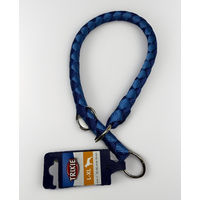 Produktbild von Trixie Cavo Zug-Stopp-Halsband für Hunde aus Polyester Blau L-XL 52-60 cm