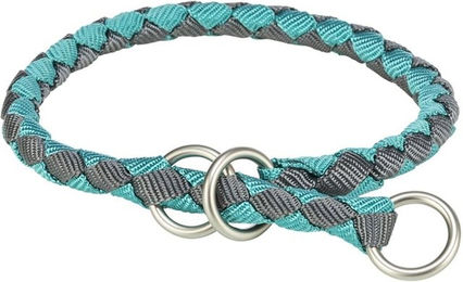 Trixie Cavo Zughalsband für Hunde XS Grau Türkis 25-31 cm – Bild 1 von 2