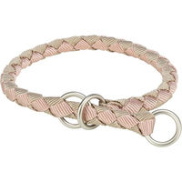 Produktbild von TRIXIE Cavo Zugverschluss-Halsband für Hunde Welpe XS Rosa Beige