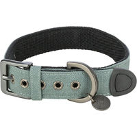 Produktbild von Trixie CityStyle Hundehalsband aus Baumwolle extra breit Salbei Grün L-XL 50-57 cm