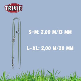 Trixie CityStyle Hundeleine aus Biothane wasserabweisend Grün M-L 200 cm - 2 m – Bild 1 von 5