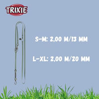 Produktbild von Trixie CityStyle Hundeleine aus Biothane wasserabweisend Grün M-L 200 cm - 2 m