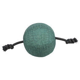 Trixie CityStyle Hundespielzeug Ball mit Seil aus recyceltem Polyester – Bild 1 von 2