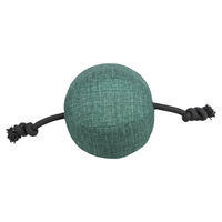 Produktbild von Trixie CityStyle Hundespielzeug Ball mit Seil aus recyceltem Polyester