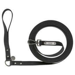 TRIXIE CityStyle Schleppleine für Hunde, Biothane, Schwarz, M-L, 20 mm Breite, wasserabweisend - 10 m – Bild 1 von 6
