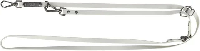 TRIXIE CityStyle V-Leine für Hunde aus PVC in Grau Weiß 200 cm S-M wasserabweisend - 2 m – Bild 1 von 4