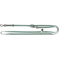 Produktbild von TRIXIE CityStyle V-Leine für Hunde aus wasserabweisendem PVC in Salbei Grün 200 cm S-M - 2 m