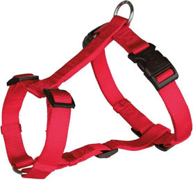 Produktbild von Trixie Classic H-Geschirr für Hunde aus Nylon in Rot Größe S/M