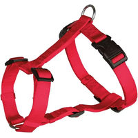 Produktbild von Trixie Classic H-Geschirr für Hunde aus Nylon in Rot Größe S/M