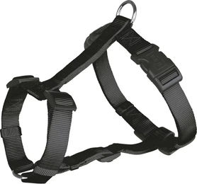 Produktbild von Trixie Classic Hundegeschirr H-Geschirr aus Nylon in Schwarz Größe XS