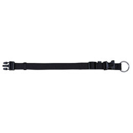 Produktbild von Trixie Classic Hundehalsband aus Nylon in Schwarz Größe L-XL