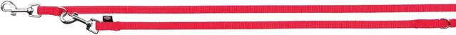 Produktbild von Trixie Classic Hundeleine aus Nylon wasserabweisend XS Schwarz Rot - 2 m