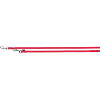 Produktbild von Trixie Classic Hundeleine aus Nylon wasserabweisend XS Schwarz Rot - 2 m