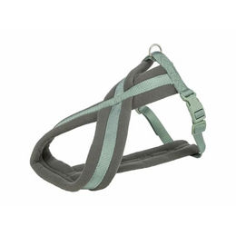 TRIXIE Comfort Premium Hundegeschirr aus Plüsch in Grün Größe S M 40–70 cm – Bild 1 von 2