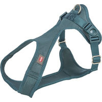 Produktbild von Trixie Comfort Soft Touren-Geschirr für Hunde Sportgeschirr aus Polyester Petrol Größe S-M