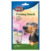Produktbild von Trixie Creamy Snack Paste Huhn glutenfrei 5 x 14 g - 5 x 14 g