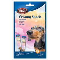 Produktbild von Trixie Creamy Snack Paste mit Thunfisch glutenfrei 5 x 14 g - 1 g