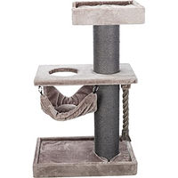 Produktbild von Trixie Dasio Cat Tower für Katzen in Hellgrau und Braun 82 cm