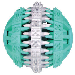Trixie Denta Fun Ball Hundespielzeug aus Naturkautschuk mit Minzgeschmack 7 cm – Bild 1 von 4