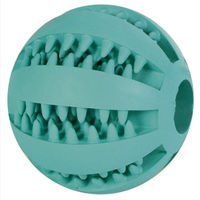 Produktbild von Trixie Denta Fun Ball Mintfresh aus Naturkautschuk Türkis 6 cm