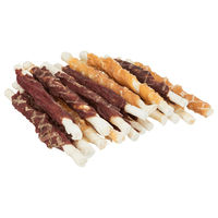 Produktbild von Trixie Denta Fun Chewing Roll Mix Zahnpflege-Snack für Hunde mit Rind Huhn Lamm glutenfrei und ohne Zucker 250 g - 250 g