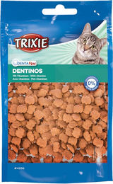 Trixie Denta Fun Dentinos Zahnpflege Katzensnack mit Fisch 50 g - 12 x 50 g – Bild 1 von 4
