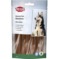 Produktbild von Trixie Denta Fun Dentros Zahnpflege-Snack für Hunde mit Geflügel 180g - 180 g