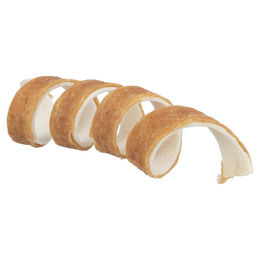 Produktbild von Trixie Denta Fun Duck Chewing Curl Zahnpflege-Snack für Hunde mit Ente und Rind glutenfrei und ohne Zucker 50 Stück - 50 x 12 g
