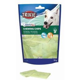 Trixie Denta Fun Kauchips Rind Zahnpflege-Snack glutenfrei und ohne Zucker 300g - 6 x 50 g – Bild 1 von 3
