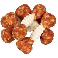 Produktbild von Trixie Denta Fun Kauhantel Zahnpflege-Snack Huhn glutenfrei und zuckerfrei 100g - 6 x 100 g