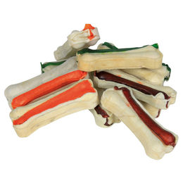 Produktbild von Trixie Denta Fun Mini Kauknochen für Welpen mit Rind zur Zahnpflege glutenfrei und ohne Zucker 230 g - 4 x 230 g