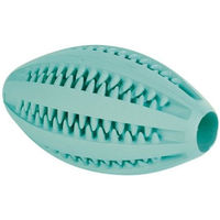 Produktbild von Trixie Denta Fun Mintfresh Rugbyball Kauspielzeug aus Naturkautschuk 11,5 cm