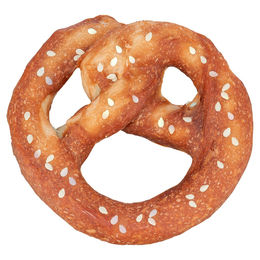 Produktbild von Trixie Denta Fun Pretzel Hundesnack mit Rind und Ente glutenfrei und ohne Zucker 400 g - 100 x 40 g