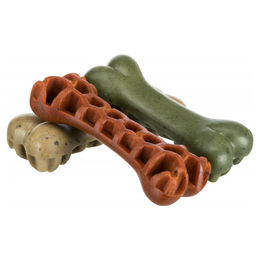 Produktbild von Trixie Denta Fun Veggie Honey Comb Bone Zahnpflege-Snack ohne tierisches Protein und glutenfrei 58 g - 40 x 58 g