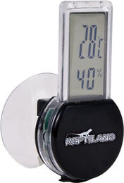 Trixie Digitales Thermo-Hygrometer mit Fernfühler für Reptilien und Terrarien in Schwarz und Transparent – Bild 1 von 5
