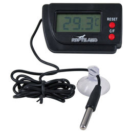 Trixie Digitalthermometer mit Tele-Sonde für Aquarien und Terrarien Schwarz aus Kunststoff - 100 g – Bild 1 von 5