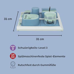 Trixie Dog Activity Poker Box 2 Intelligenzspielzeug für Hunde aus Kunststoff in Blau - 1 Stk. – Bild 1 von 5