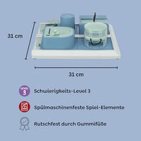 Produktbild von Trixie Dog Activity Poker Box 2 Intelligenzspielzeug für Hunde aus Kunststoff in Blau - 1 Stk.