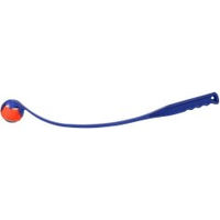 Produktbild von TRIXIE Dog Activity Tennisball-Schleuder aus Kunststoff für Hunde in Petrol/Lime oder Blau - 1 Stk.