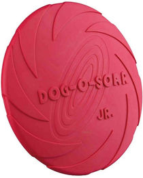 Trixie Dog Disc Frisbee aus Naturkautschuk für Hunde 22 cm Orange – Bild 1 von 2