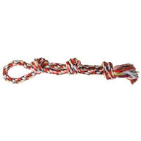 Produktbild von Trixie Doppel-Spieltau Hundespielzeug aus Baumwolle Bunt 60 cm - 60 cm